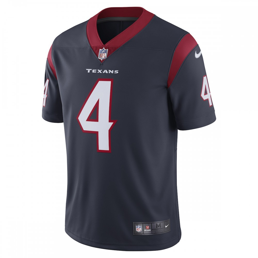 Deshaun Watson Houston Texans Nike Vapor Limited Jersey - Navy-GridironStore
